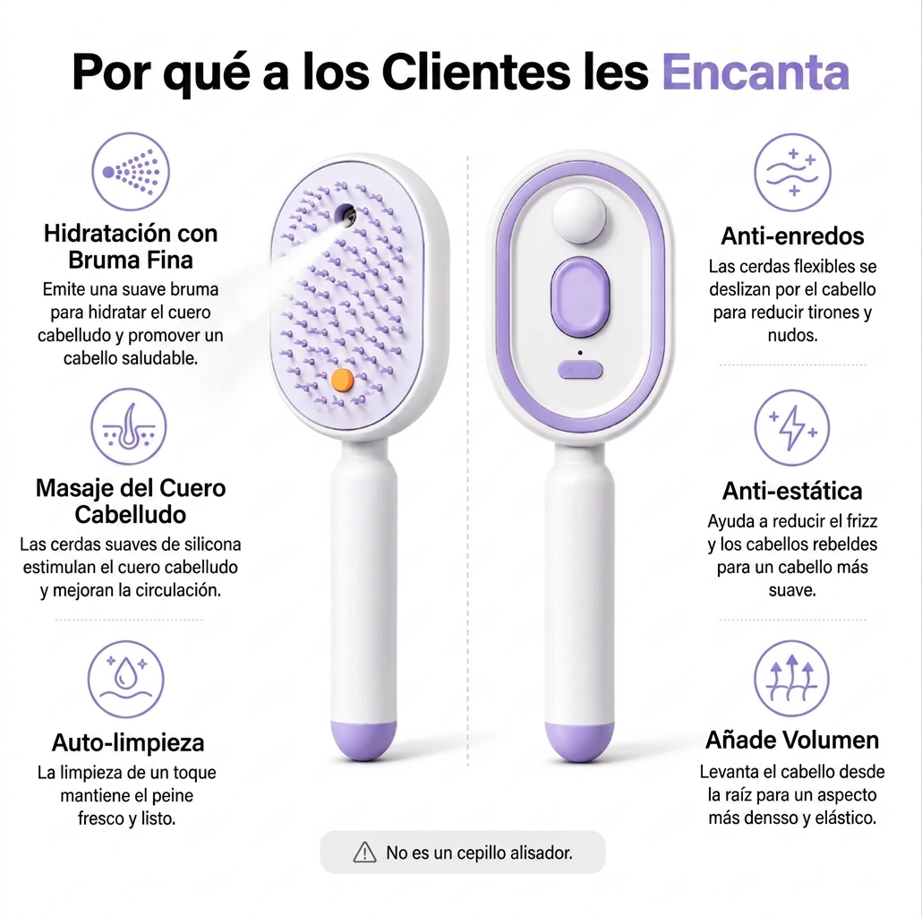 Cepillo Masajeador Facial Eléctrico