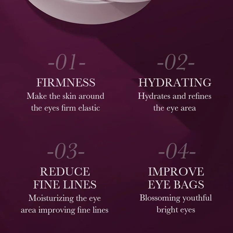 60Pcs  Snail Collagen Eye Mask anti Dark Circles Eyes Bags Moisturizing Firming Eye Patches Beauty Eyes Skin Care Products