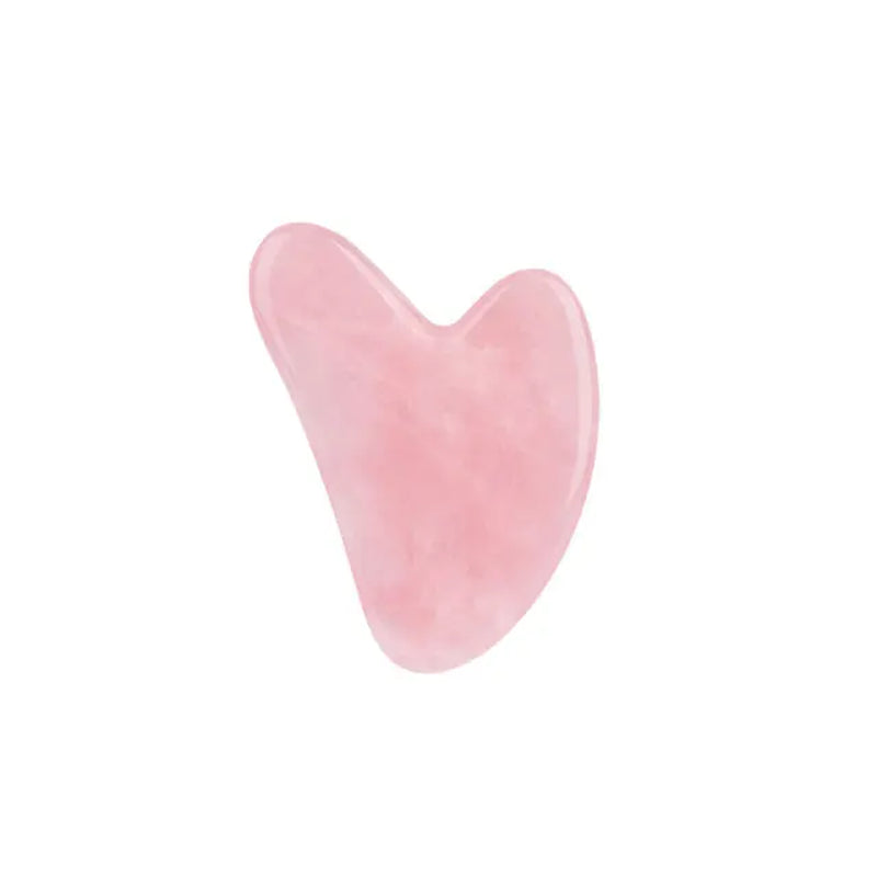 Rose Quartz Face Jade Roller Massagers Guasha Set Gua Sha Tools Natural Stone Gouache Scraper for Facial Massage Beauty Tool